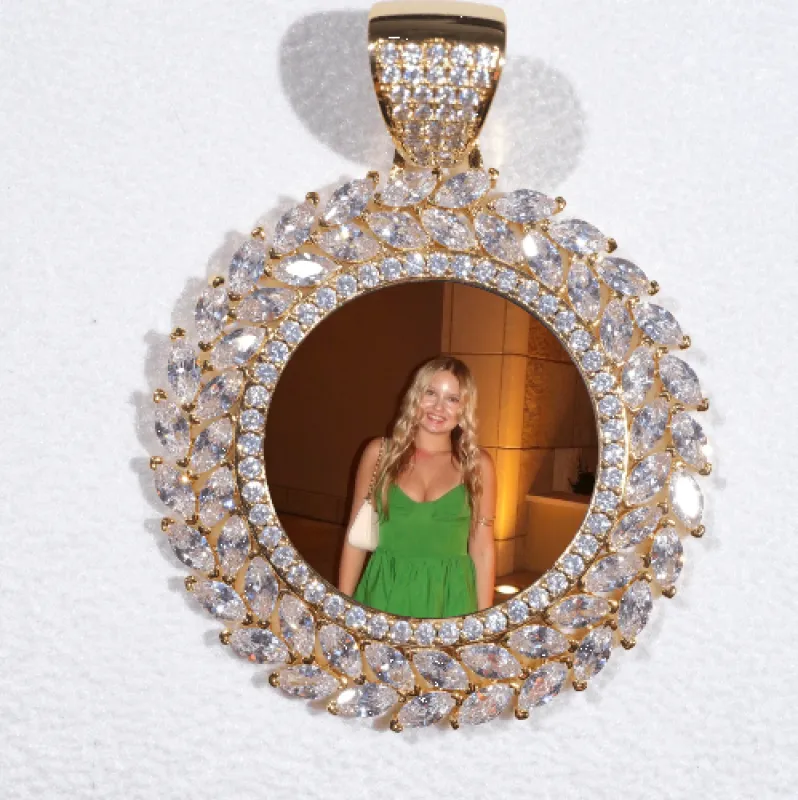 Large 3D Wheat Ear Custom Picture Pendant made by The GUU Shop