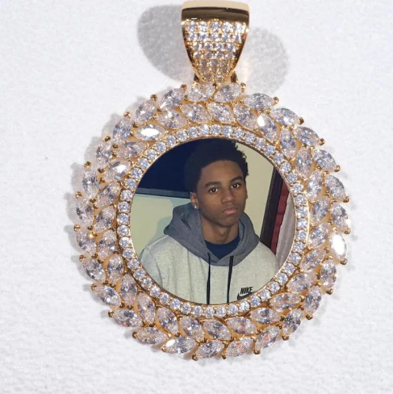 Large 3D Wheat Ear Custom Picture Pendant made by The GUU Shop