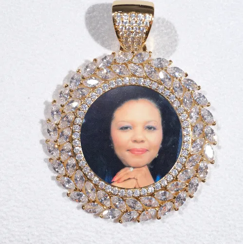 Large 3D Wheat Ear Custom Picture Pendant sold by The GUU Shop