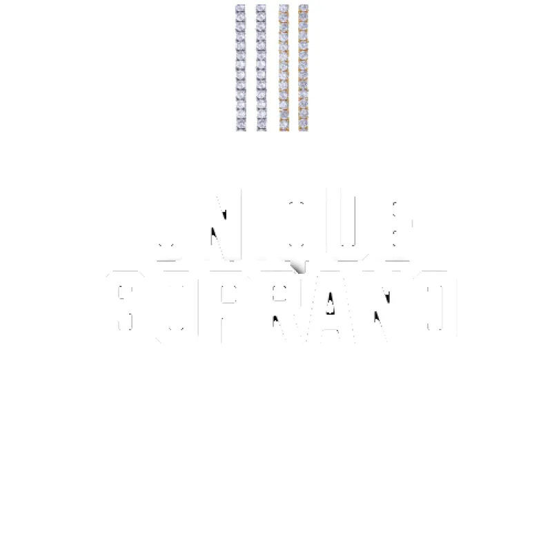Custom Letters Baguette Two Layer Necklace made by The GUU Shop