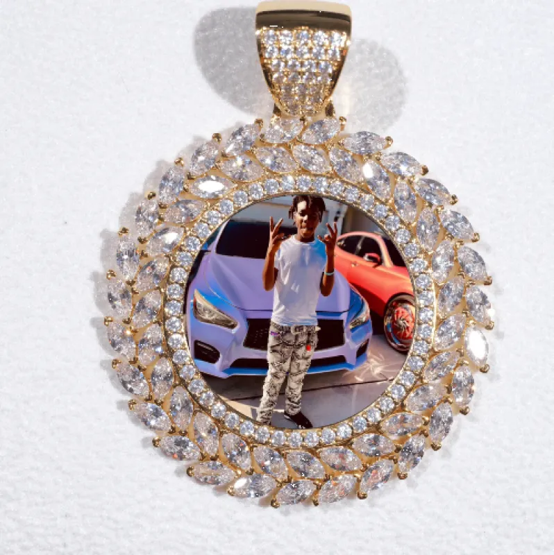 Large 3D Wheat Ear Custom Picture Pendant made by The GUU Shop