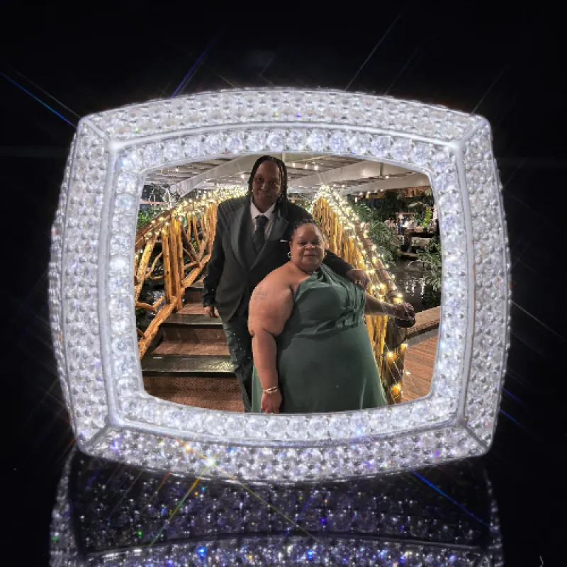 3D CUSTOM PICTURE ICED RING made by The GUU Shop