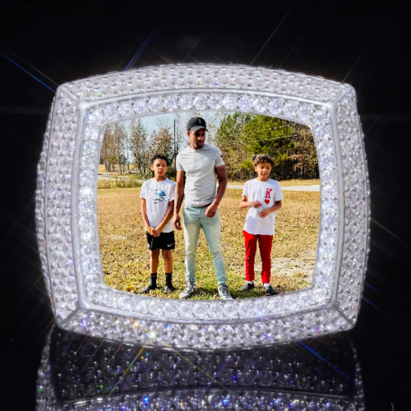 3D CUSTOM PICTURE ICED RING made by The GUU Shop