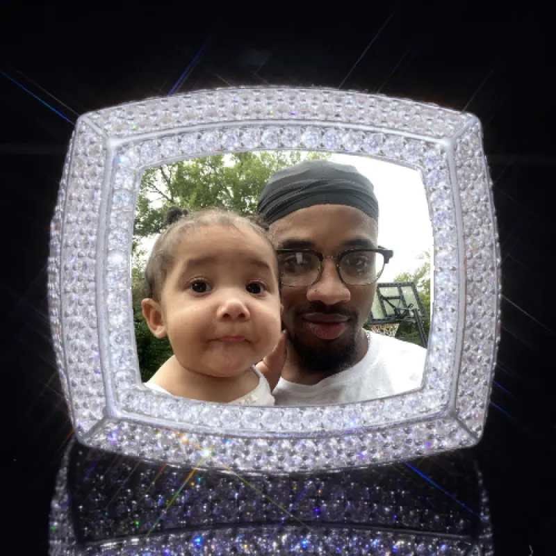 3D CUSTOM PICTURE ICED RING made by The GUU Shop