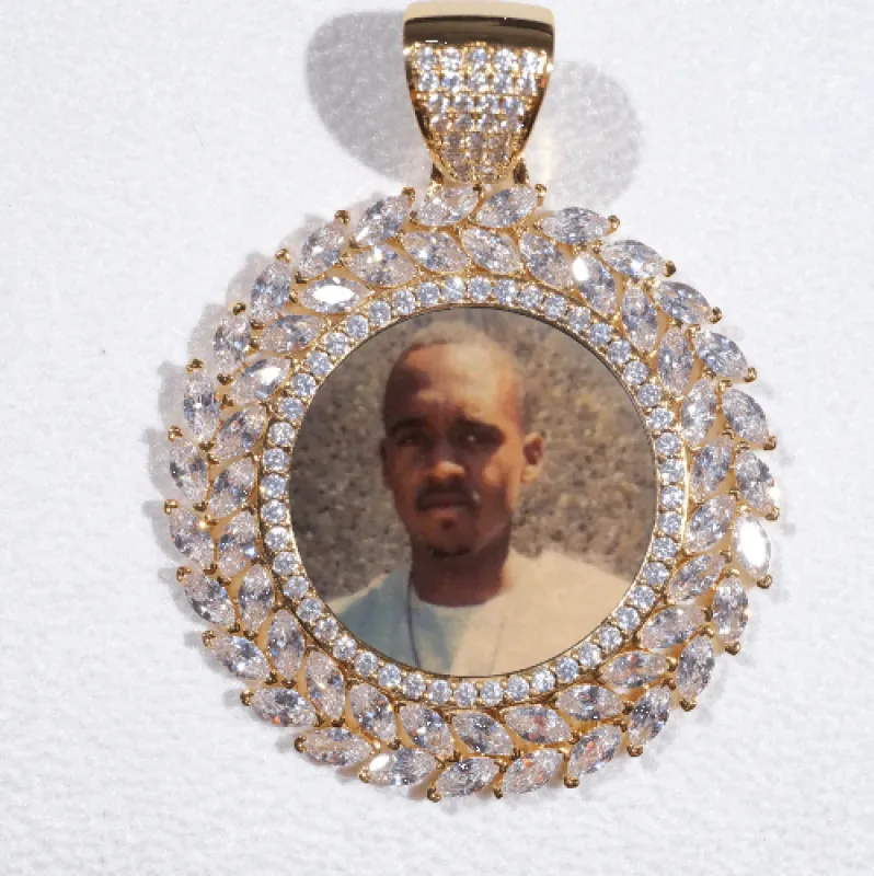 Large 3D Wheat Ear Custom Picture Pendant made by The GUU Shop