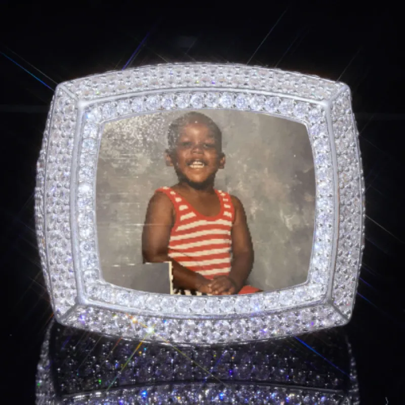 3D CUSTOM PICTURE ICED RING made by The GUU Shop