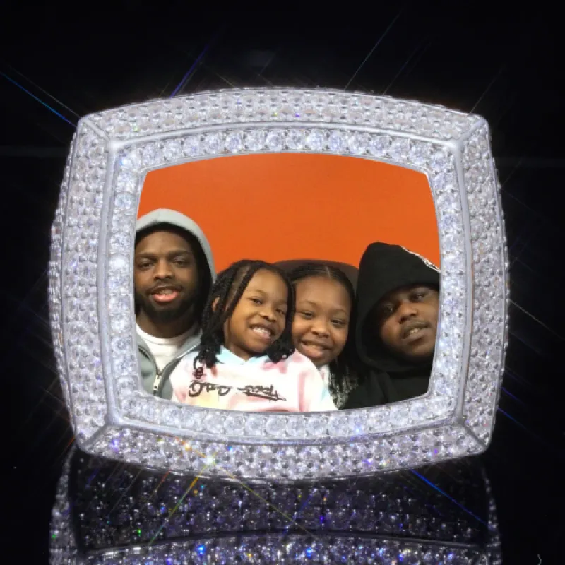 3D CUSTOM PICTURE ICED RING made by The GUU Shop