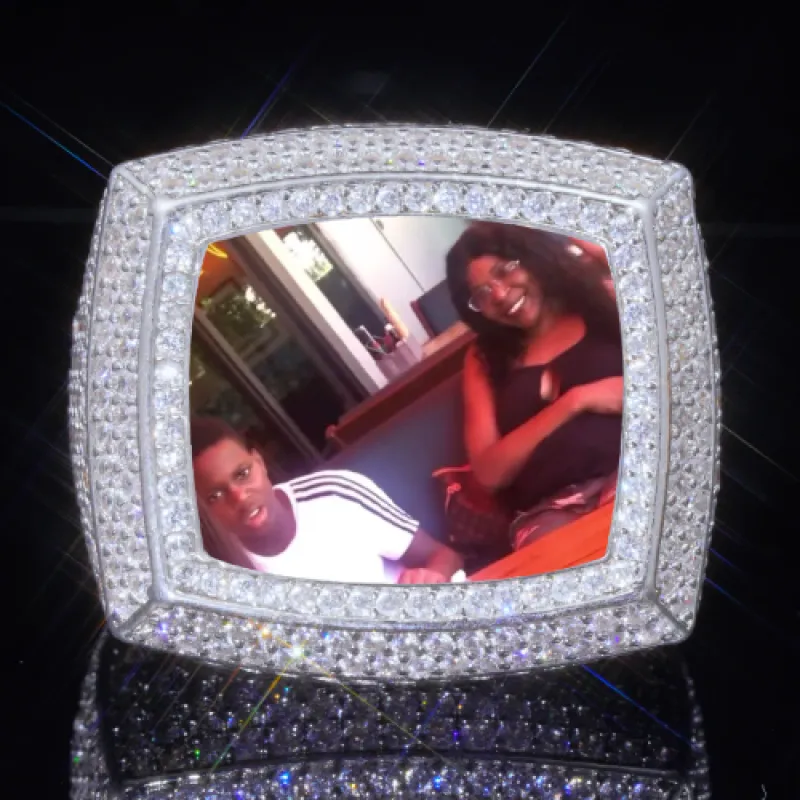 3D CUSTOM PICTURE ICED RING made by The GUU Shop