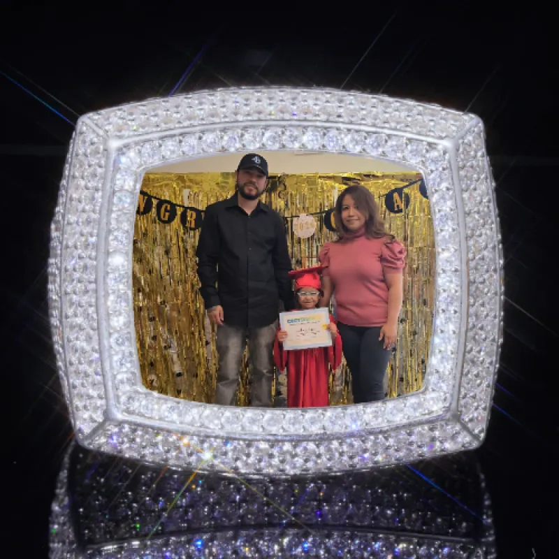 3D CUSTOM PICTURE ICED RING made by The GUU Shop