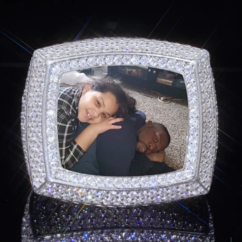 3D CUSTOM PICTURE ICED RING made by The GUU Shop