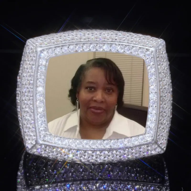3D CUSTOM PICTURE ICED RING made by The GUU Shop