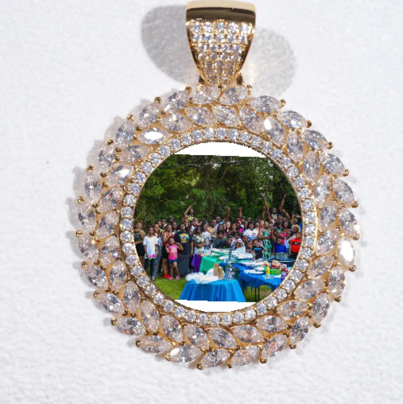 Large 3D Wheat Ear Custom Picture Pendant made by The GUU Shop