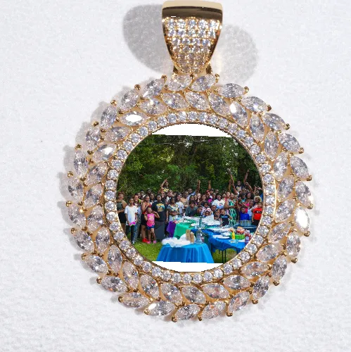 Large 3D Wheat Ear Custom Picture Pendant sold by The GUU Shop