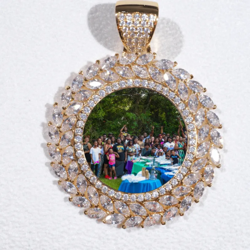 Large 3D Wheat Ear Custom Picture Pendant made by The GUU Shop