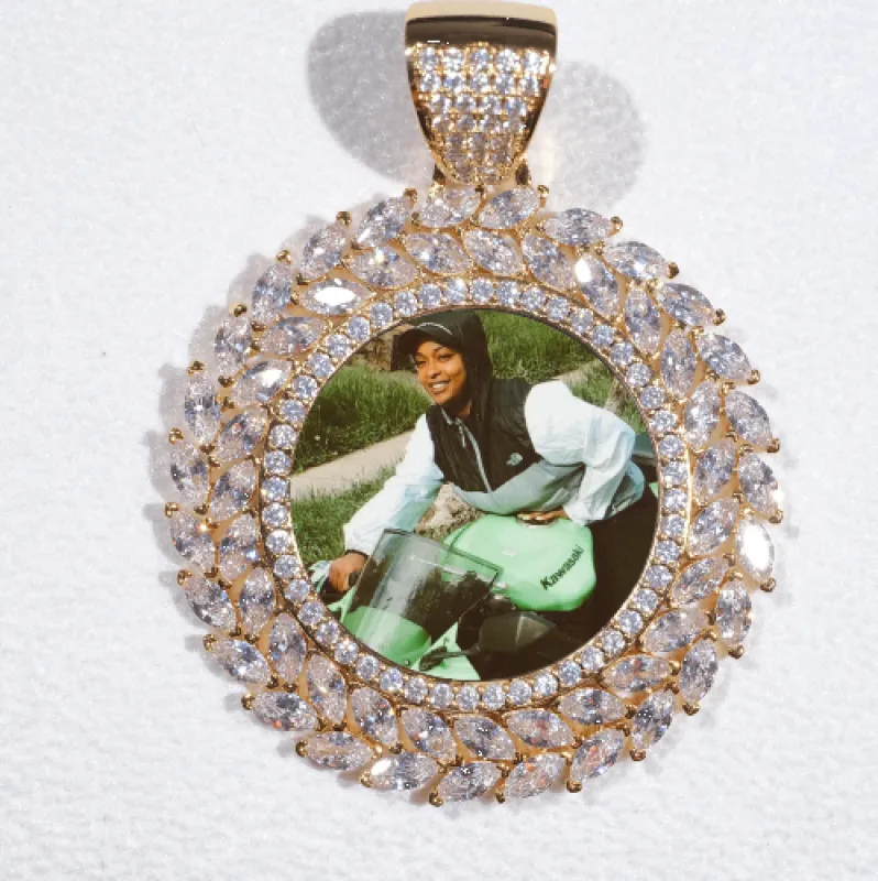 Large 3D Wheat Ear Custom Picture Pendant made by The GUU Shop