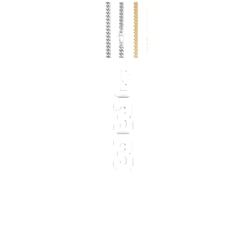 Custom Letters Baguette Two Layer Necklace sold by The GUU Shop