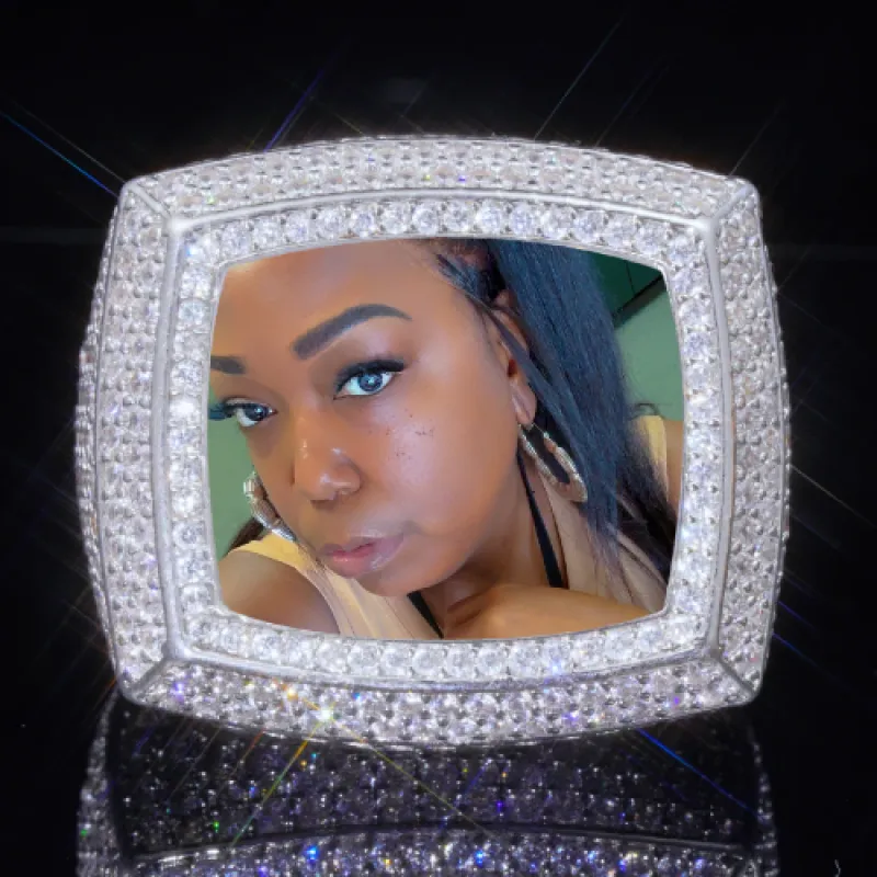 3D CUSTOM PICTURE ICED RING made by The GUU Shop