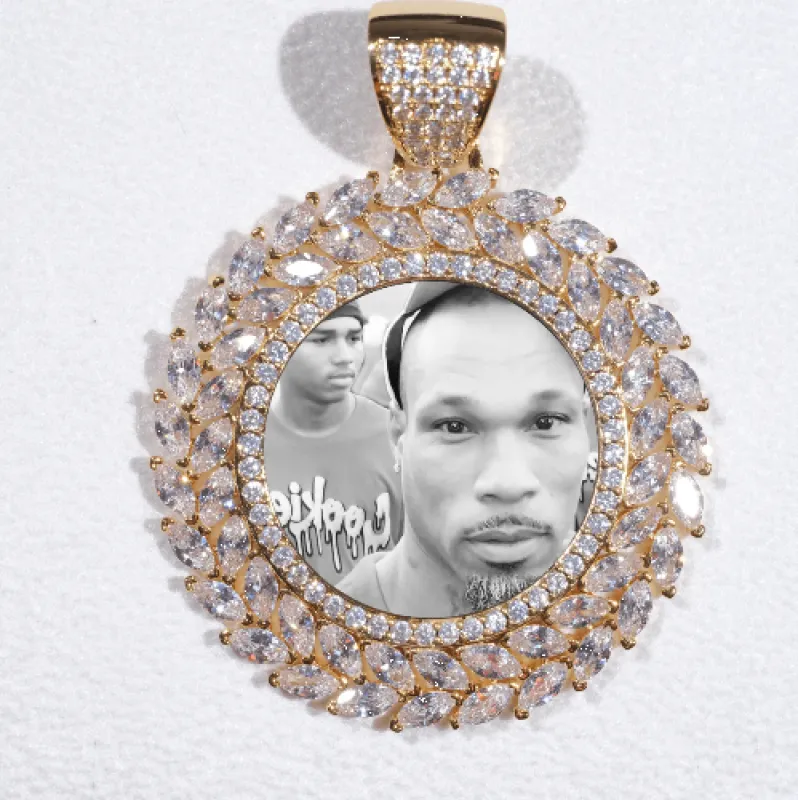 Large 3D Wheat Ear Custom Picture Pendant made by The GUU Shop