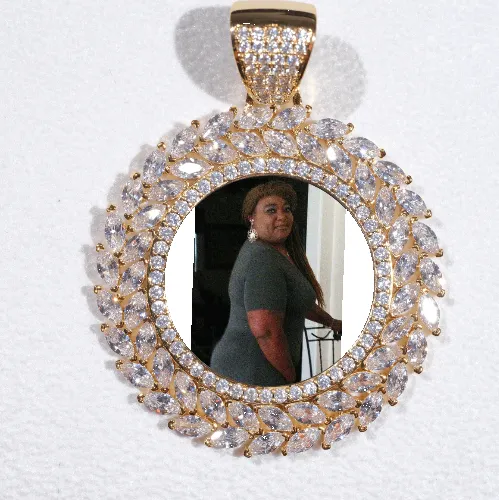 Large 3D Wheat Ear Custom Picture Pendant sold by The GUU Shop