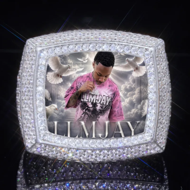 3D CUSTOM PICTURE ICED RING made by The GUU Shop