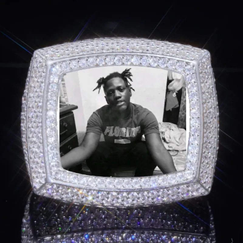 3D CUSTOM PICTURE ICED RING made by The GUU Shop