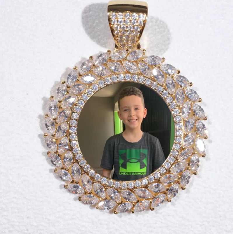 Large 3D Wheat Ear Custom Picture Pendant made by The GUU Shop