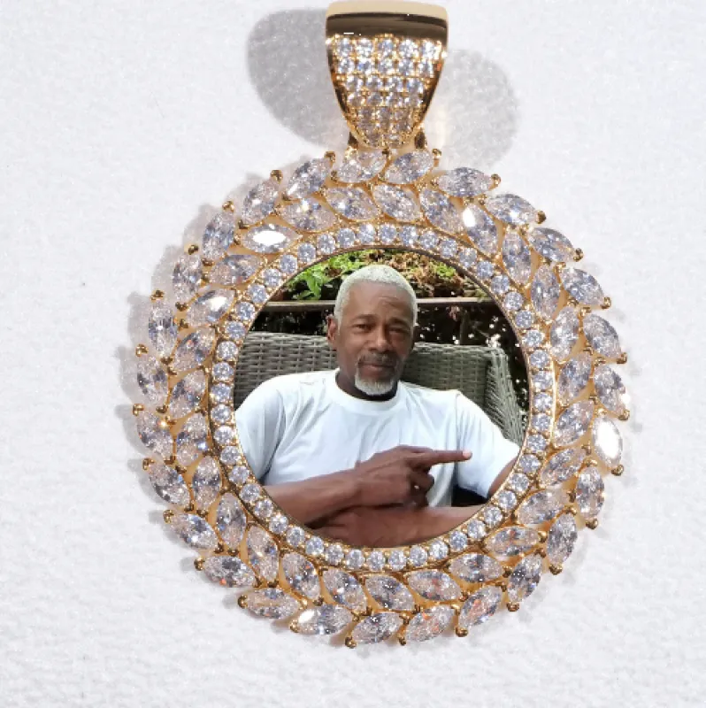 Large 3D Wheat Ear Custom Picture Pendant made by The GUU Shop