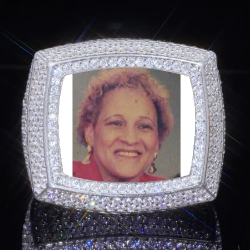 3D CUSTOM PICTURE ICED RING made by The GUU Shop