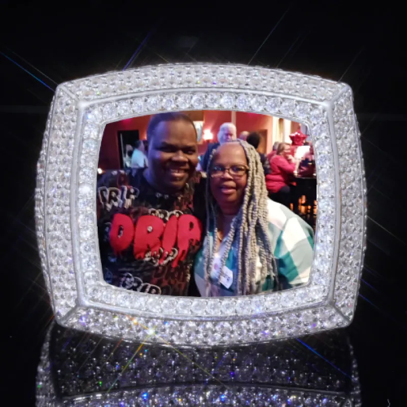 3D CUSTOM PICTURE ICED RING made by The GUU Shop