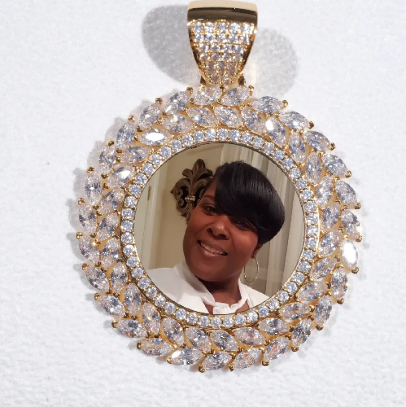 Large 3D Wheat Ear Custom Picture Pendant made by The GUU Shop