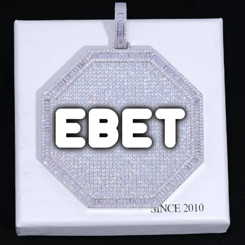 CUSTOM LETTER NECKLACE 3D BIG OCTAGON made by The GUU Shop