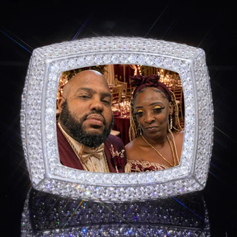 3D CUSTOM PICTURE ICED RING made by The GUU Shop