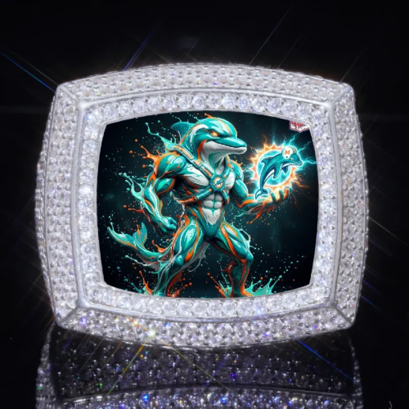 3D CUSTOM PICTURE ICED RING made by The GUU Shop