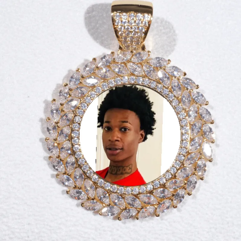 Large 3D Wheat Ear Custom Picture Pendant made by The GUU Shop