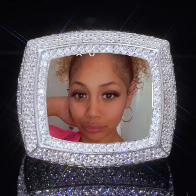 3D CUSTOM PICTURE ICED RING made by The GUU Shop