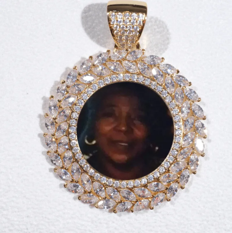 Large 3D Wheat Ear Custom Picture Pendant made by The GUU Shop