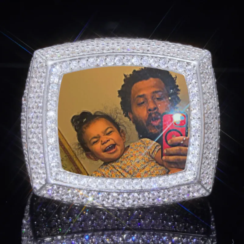 3D CUSTOM PICTURE ICED RING made by The GUU Shop