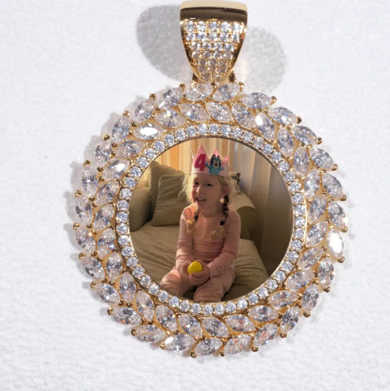 Large 3D Wheat Ear Custom Picture Pendant made by The GUU Shop