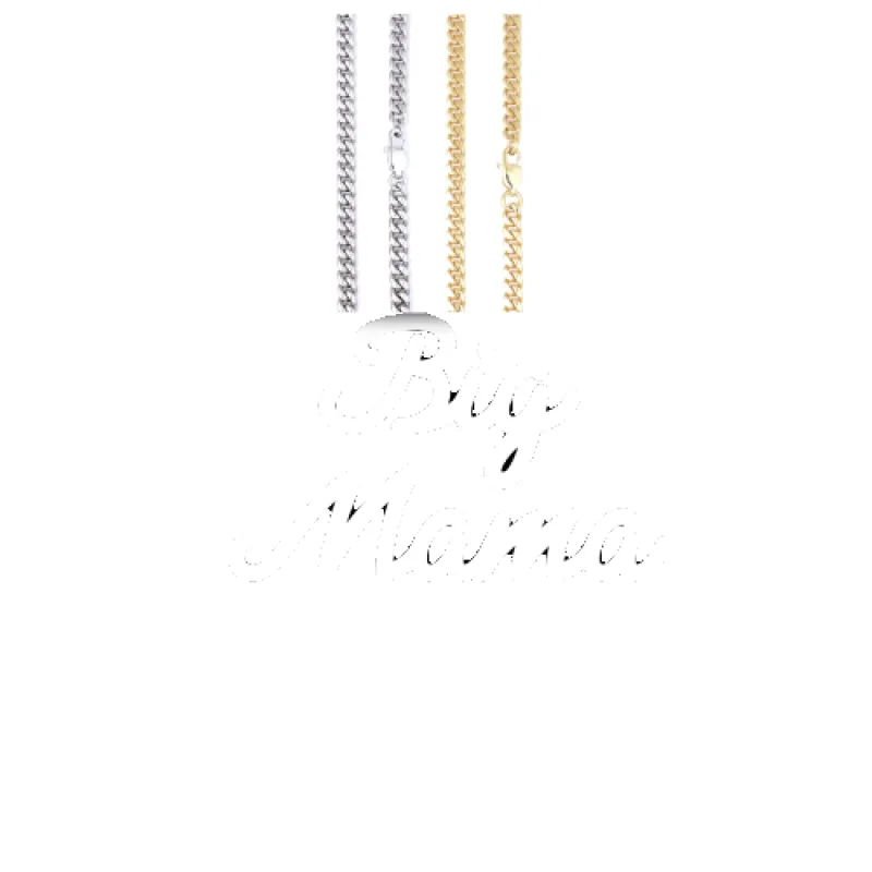 Script Custom Letter Necklace made by The GUU Shop