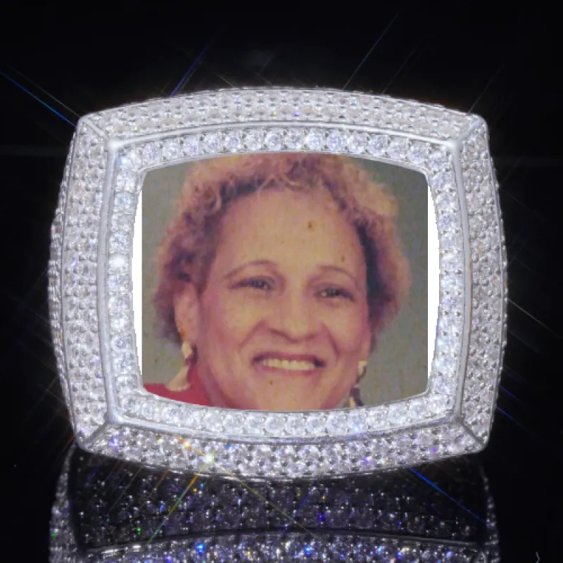 3D CUSTOM PICTURE ICED RING made by The GUU Shop