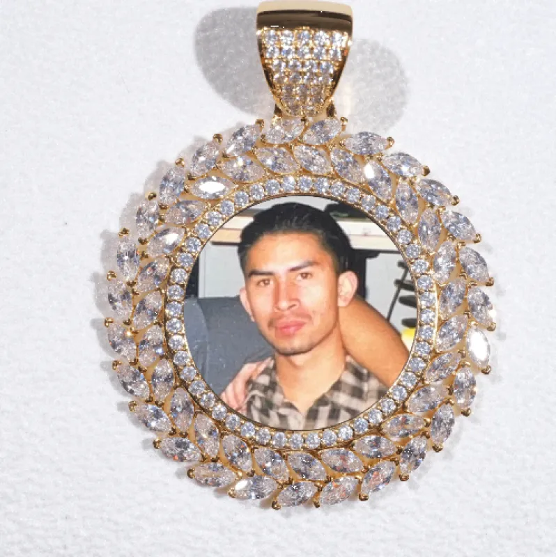 Large 3D Wheat Ear Custom Picture Pendant made by The GUU Shop