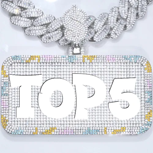 CUSTOM LETTER NECKLACE 3D COLORFUL SQUARE sold by The GUU Shop