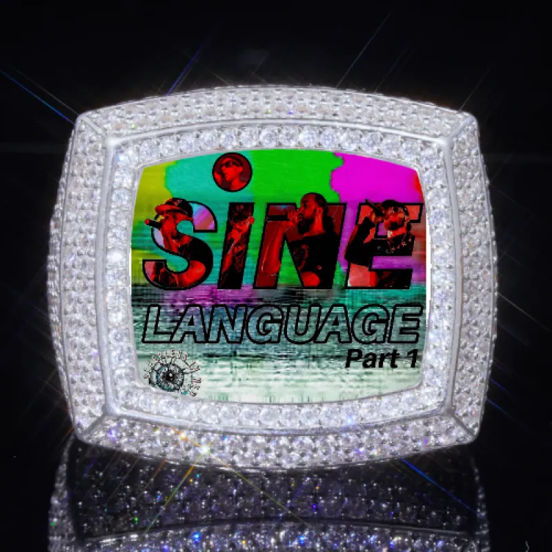 3D CUSTOM PICTURE ICED RING made by The GUU Shop