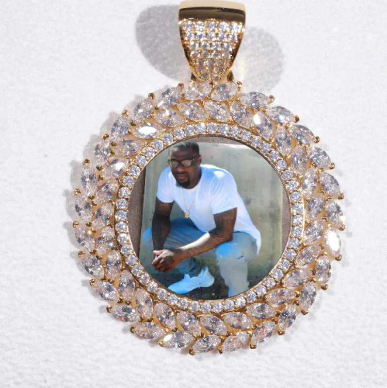 Large 3D Wheat Ear Custom Picture Pendant made by The GUU Shop