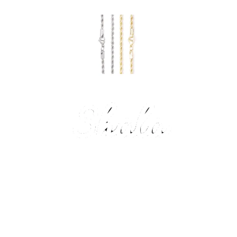 Script Custom Letter Necklace made by The GUU Shop