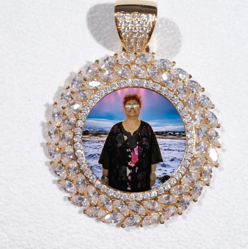 Large 3D Wheat Ear Custom Picture Pendant made by The GUU Shop