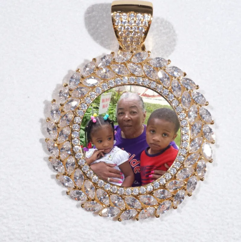 Large 3D Wheat Ear Custom Picture Pendant made by The GUU Shop