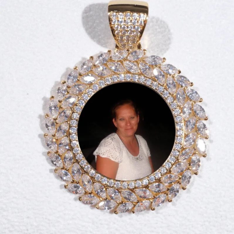 Large 3D Wheat Ear Custom Picture Pendant made by The GUU Shop