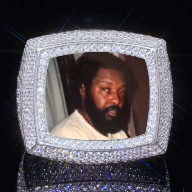 3D CUSTOM PICTURE ICED RING made by The GUU Shop