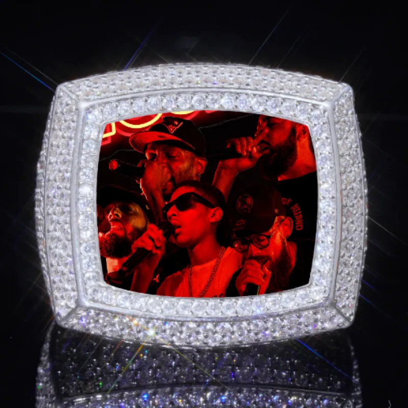 3D CUSTOM PICTURE ICED RING made by The GUU Shop